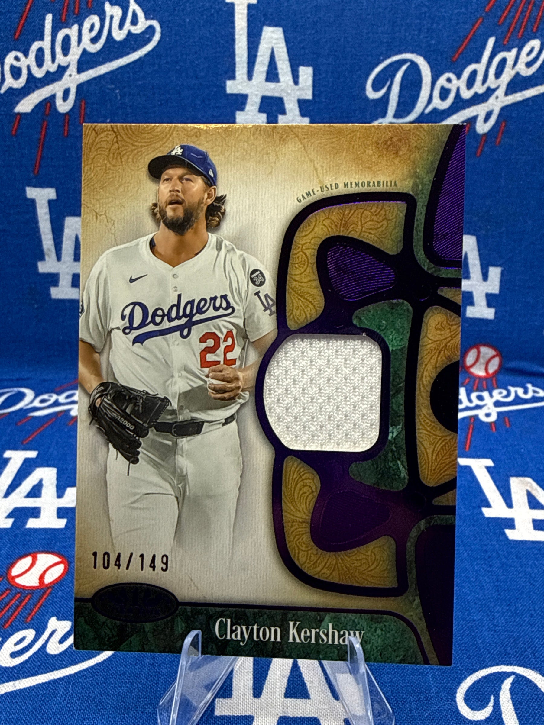2026 Topps Tier One Clayton Kershaw Game-Used Relic #TIR-CK #104/149 LA Dodgers