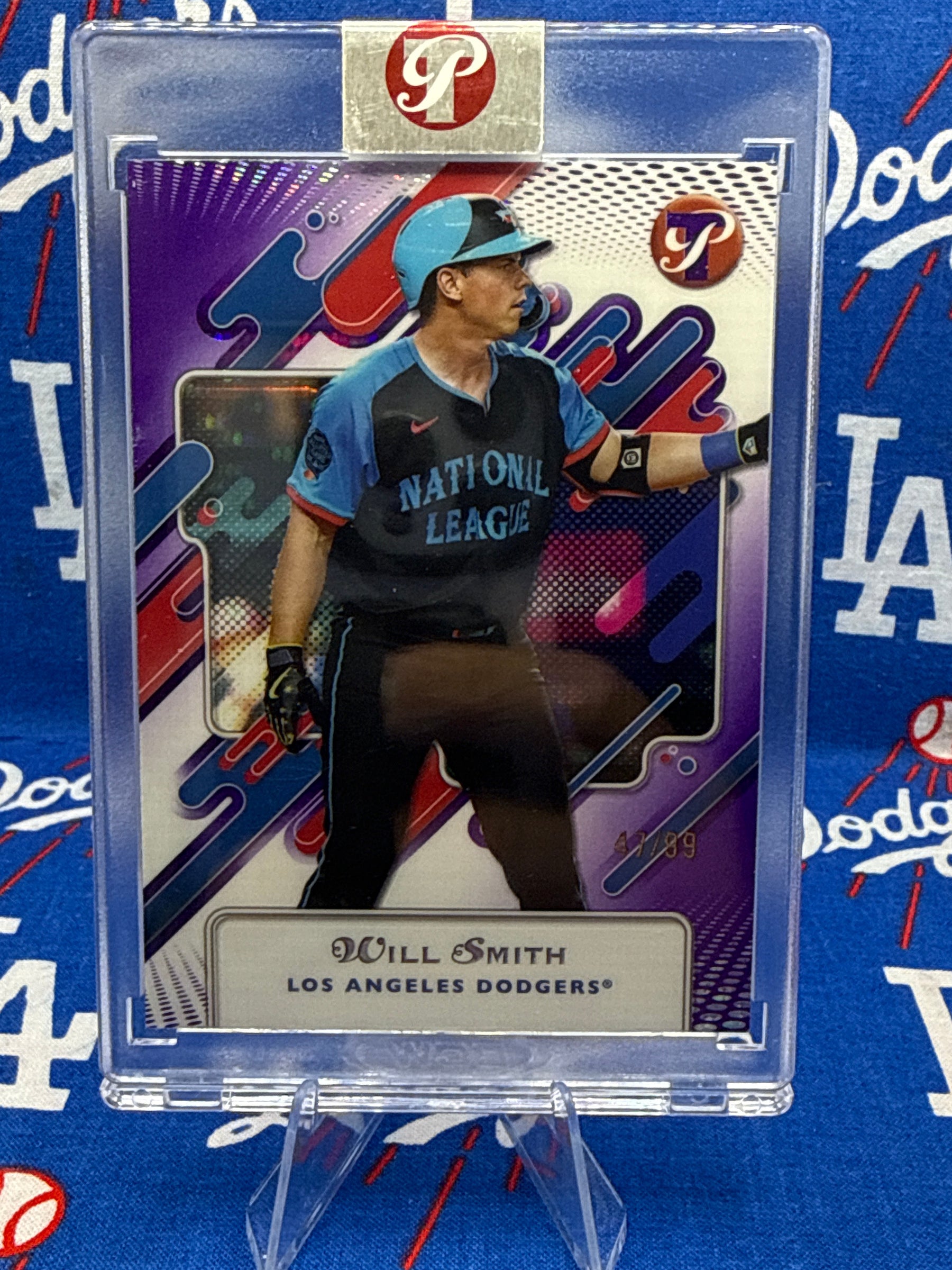 2025 Topps Pristine Will Smith Purple Parallel #262 47/99 LA Dodgers All-Star