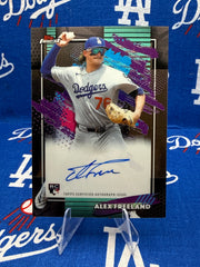 2026 Topps Finest Alex Freeland Finest Autograph RC #FA-AF Los Angeles Dodgers