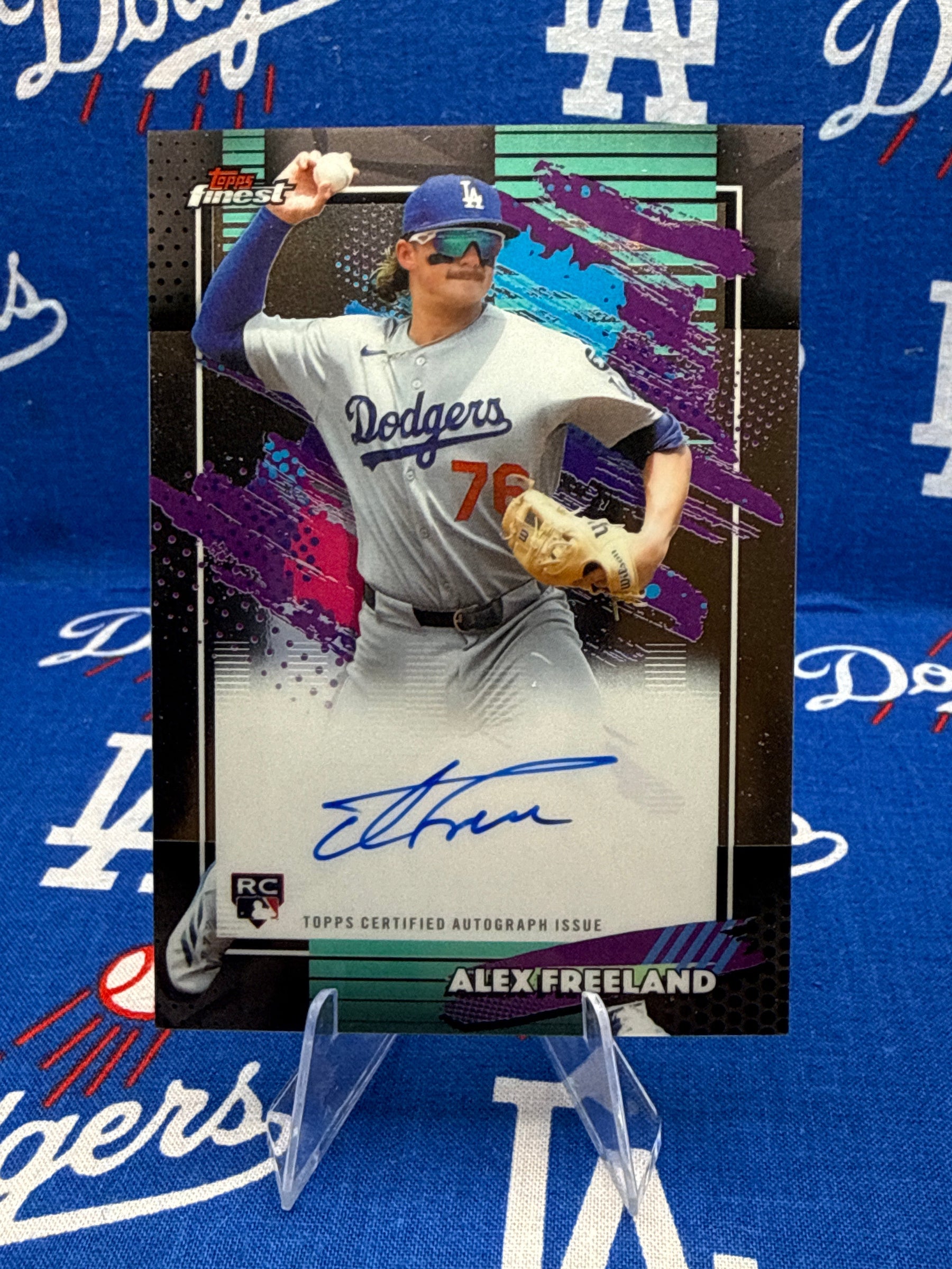 2026 Topps Finest Alex Freeland Finest Autograph RC #FA-AF Los Angeles Dodgers