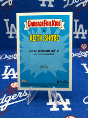 Garbage Pail Kids x Keith Shore Julio Rodriguez #10a — Juli-Glow Rodriguez — Seattle Mariners in