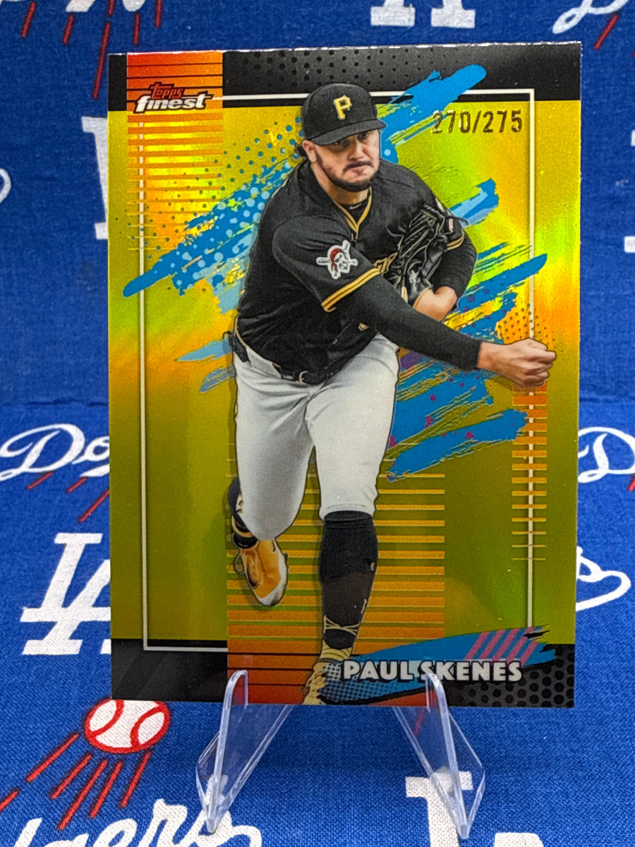 2026 Topps Finest Paul Skenes Gold Refractor #270/275 – Pittsburgh Pirates #110 Uncommon
