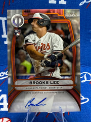 2025 Topps Tribute Brooks Lee Tribute Autograph TA-BL RC 20/25