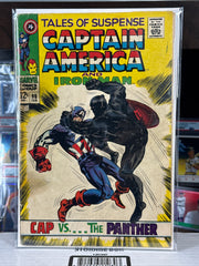 Tales of Suspense #98 — Marvel Comics (February 1968) — Cap vs. The Panther — Silver Age Key — Raw/Ungraded