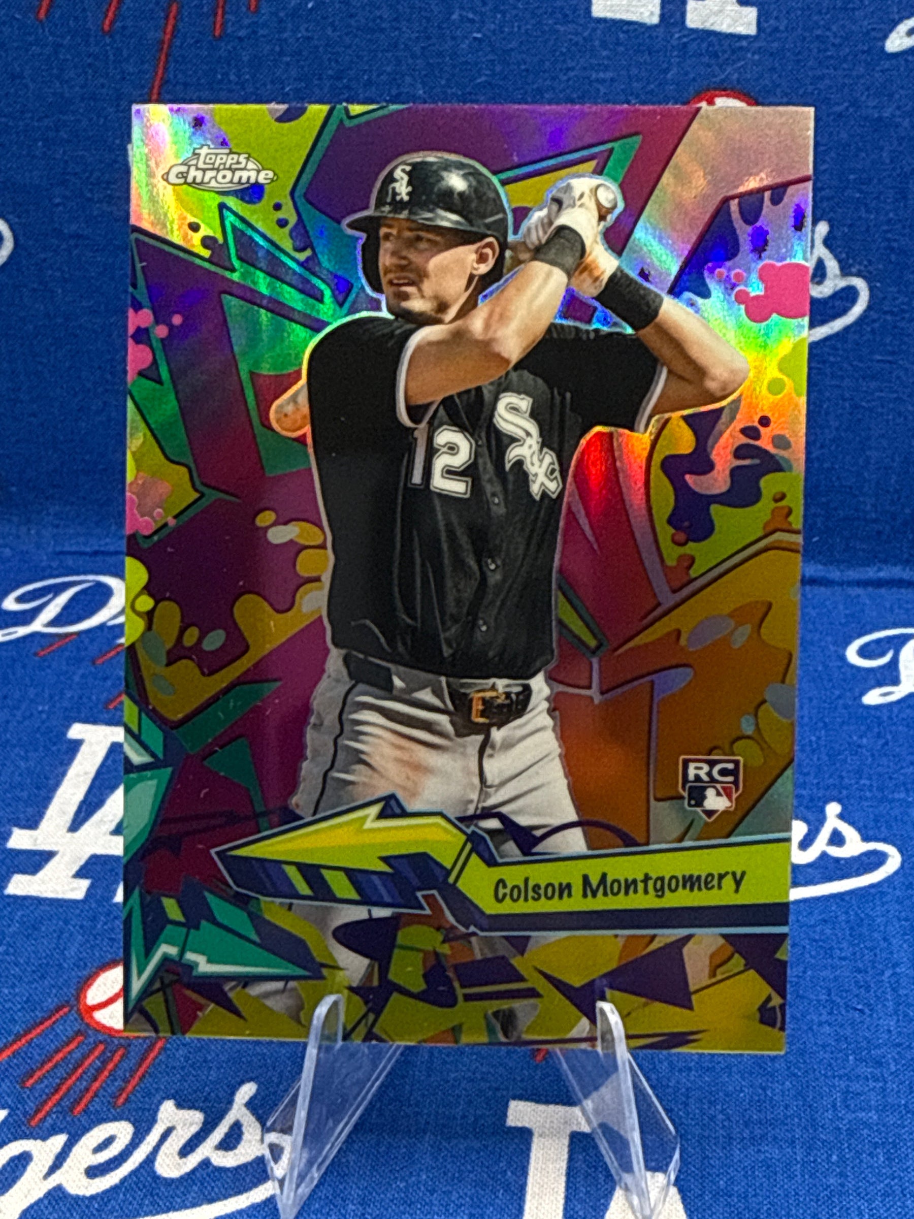 2026 Topps Chrome Colson Montgomery Graffiti Refractor RC #WST-24 Chicago White Sox