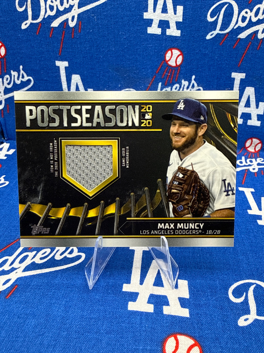 2021 Topps Series One Max Muncy Postseason Performance Relic #PPR-MMU Numbered 45/99 Los Angeles Dodgers