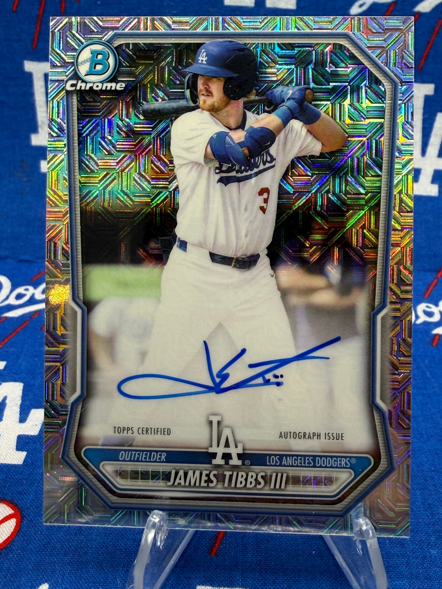 2025 Bowman Chrome James Tibbs III BMA-JT Mojo Refractor Auto back