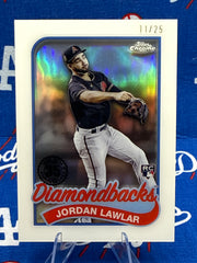 2024 Topps Chrome Jordan Lawlar RC #88BC-44 Numbered 11/25