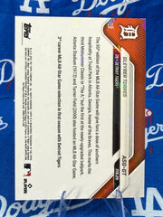 2025 Topps Now Gleyber Torres #ASG-GT Gold Parallel 22/50 2025 MLB All-Star Game Selection Detroit Tigers