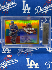 Gabriel Moreno 2021 Leaf Metal Draft National Pride Auto Pre-Production Proof Prismatic Gold 1/1