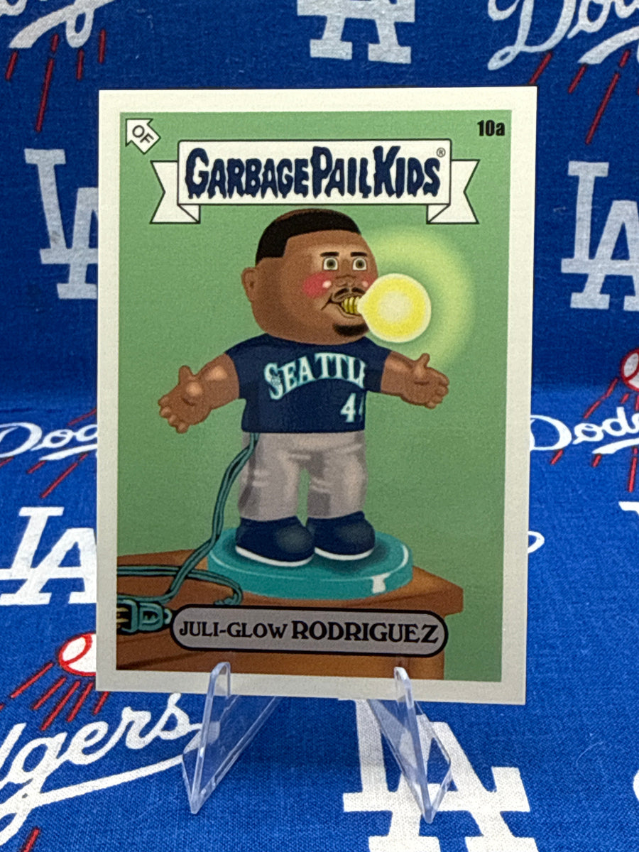 Garbage Pail Kids x Keith Shore Julio Rodriguez #10a — Juli-Glow Rodriguez — Seattle Mariners in