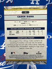 2025 Topps Inception Caden Dana Pink Parallel RC #13 Numbered 32/35 Los Angeles Angels