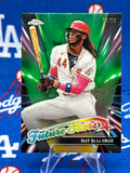 2024 Topps Chrome Future Stars Green Refractor RC Elly De La Cruz FSU-11 #26/99
