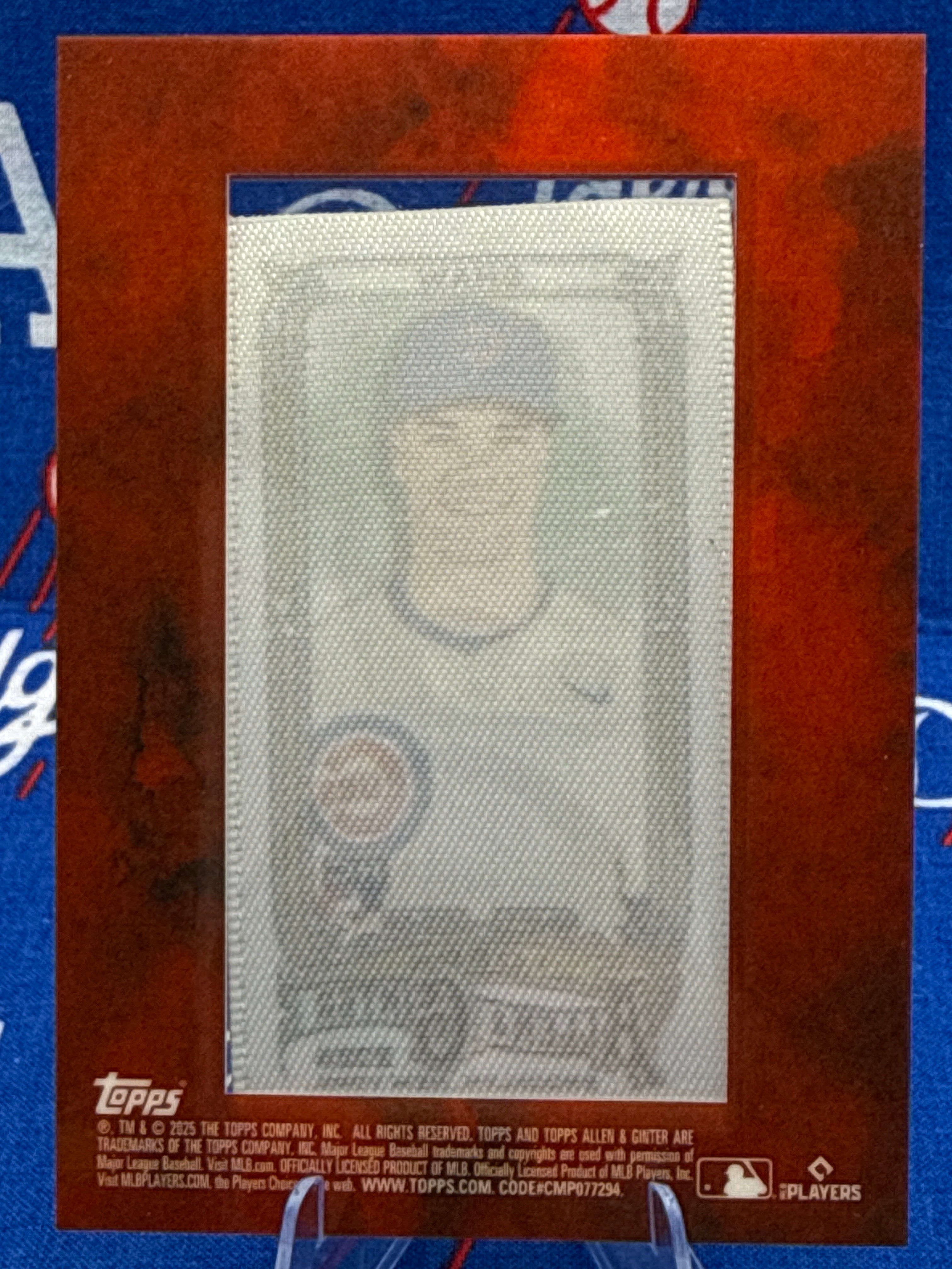 2025 Topps Allen & Ginter Shaw Mini Silk Cloth RC Numbered 3/10 Chicago Cubs Raw
