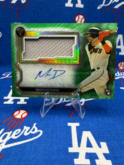 2020 Topps Triple Threads Mauricio Dubón ASJR-MD Auto Jumbo Relic Green /50 – SF Giants RC