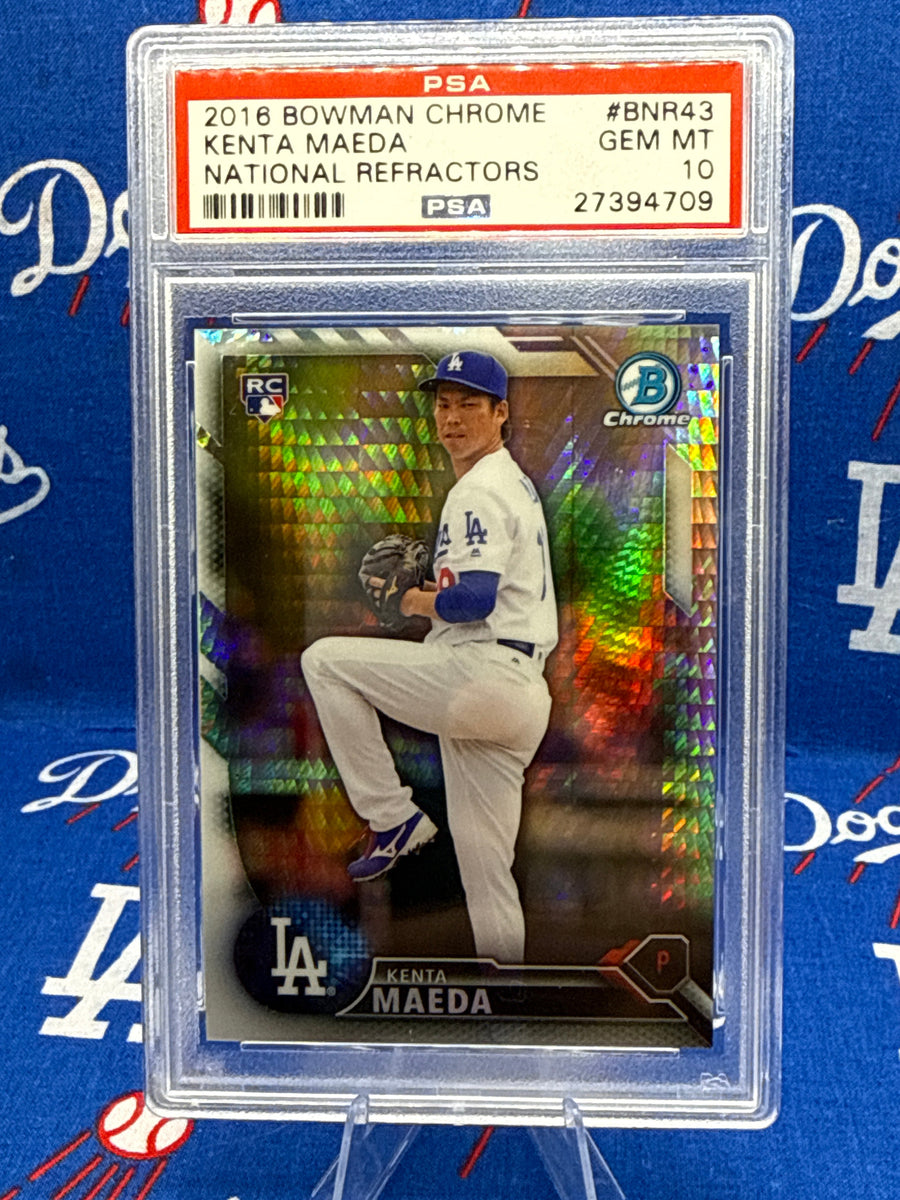 2016 Bowman Chrome Kenta Maeda National Refractors #BNR43 PSA 10 GEM MINT RC