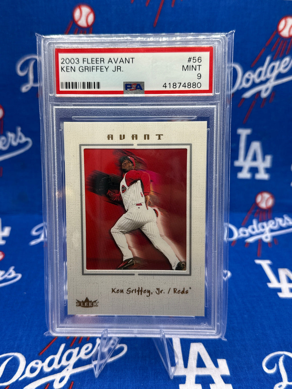 2003 Fleer Avant #56 Ken Griffey Jr. — PSA MINT 9 | Cincinnati Reds