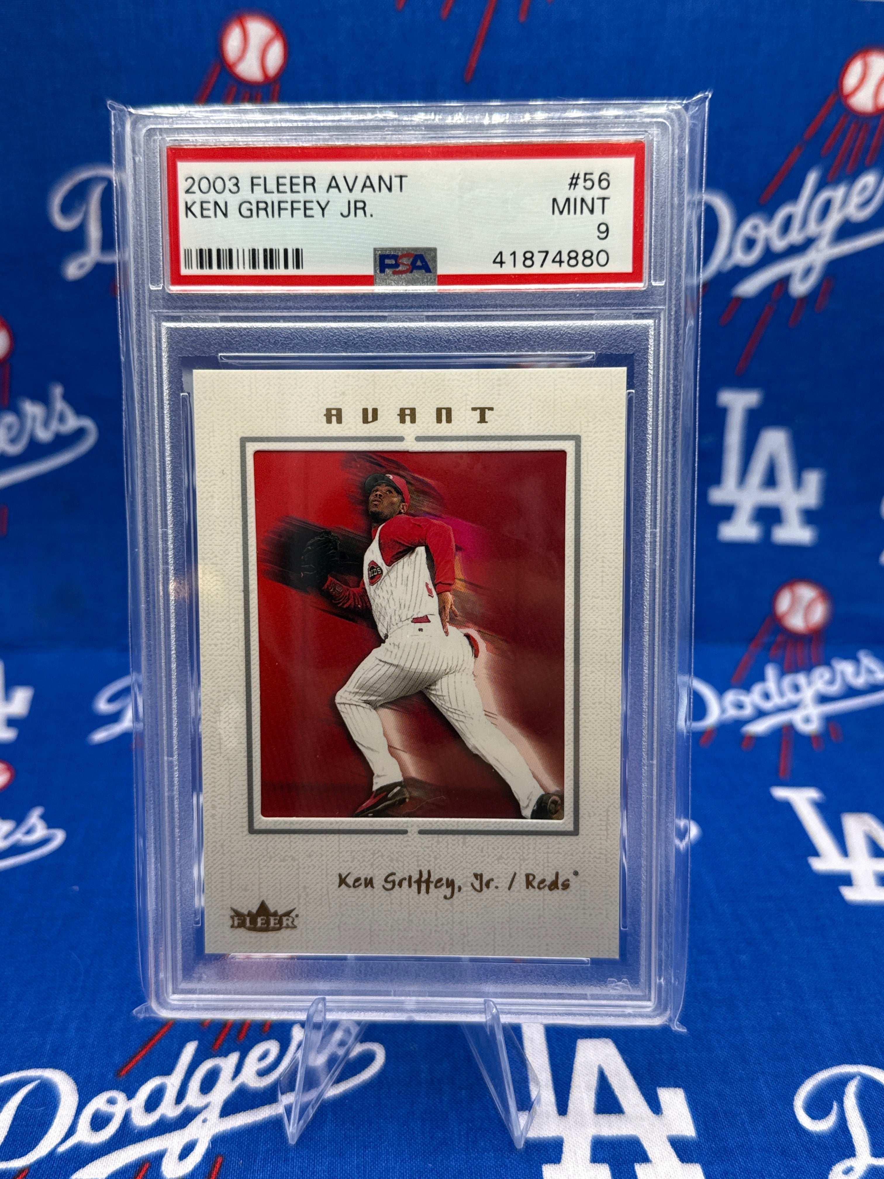 2003 Fleer Avant #56 Ken Griffey Jr. — PSA MINT 9 | Cincinnati Reds