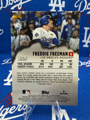 2026 Topps Chrome Freddie Freeman WC-13 Wrecking Crew Green Parallel /99 – LA Dodgers