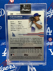 2024 Topps Pristine Tyler Glasnow #249 Numbered 60/99 Los Angeles Dodgers