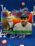 2025 Topps Chrome Babe Ruth #418 SSP Image Variation Refractor – New York Yankees