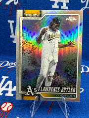 2026 Topps Chrome Lawrence Butler Image Variation Base #223 Oakland Athletics