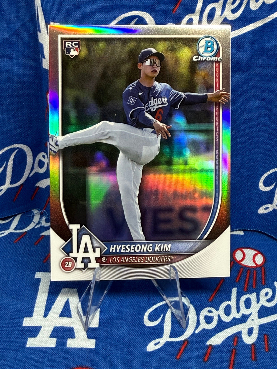 2025 Bowman Chrome Hyeseong Kim RC #2 Refractor Los Angeles Dodgers
