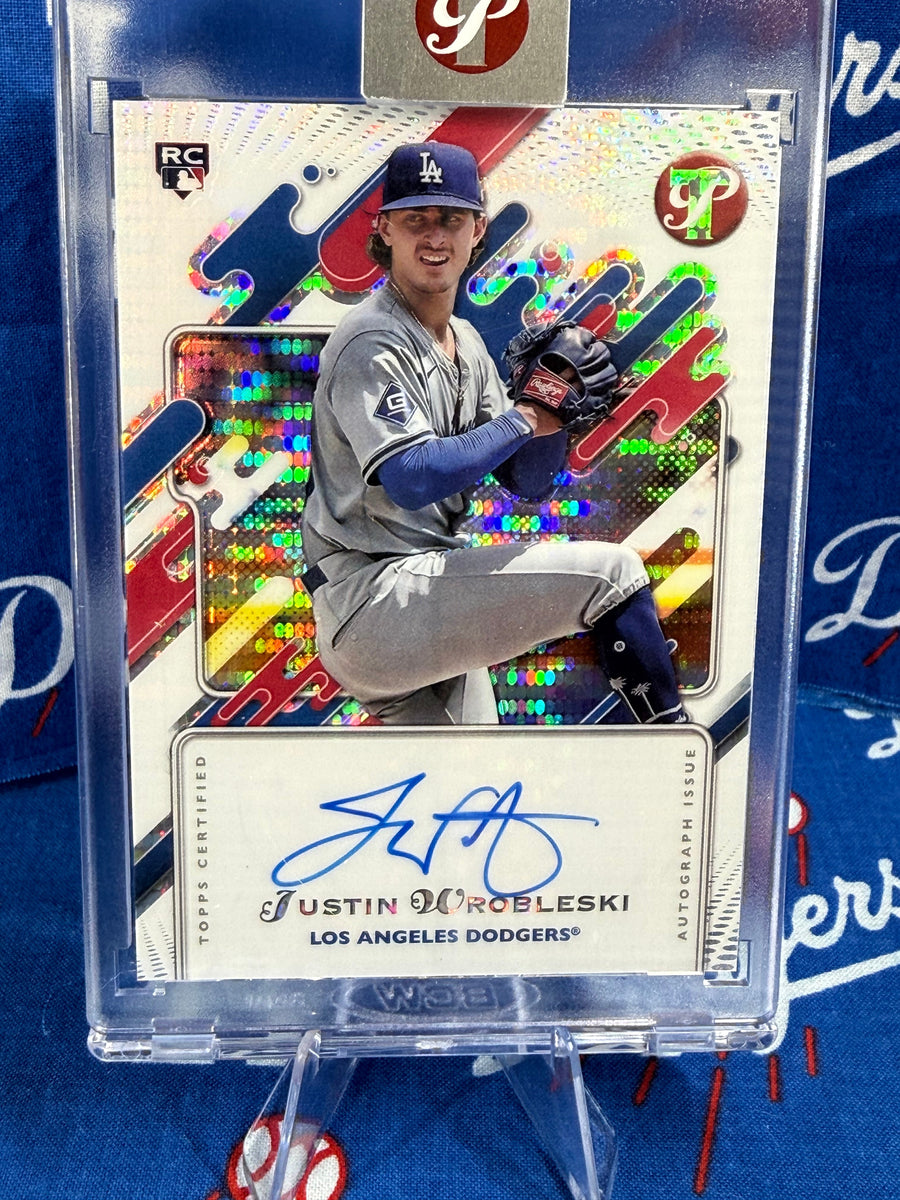 2025 Topps Pristine Justin Wrobleski Rookie Auto #PA-JW Los Angeles Dodgers RC