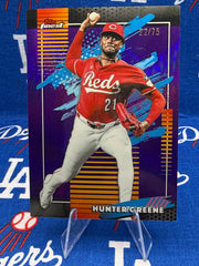 2026 Topps Finest Hunter Greene #169 Uncommon Purple Parallel 22/75 Cincinnati Reds