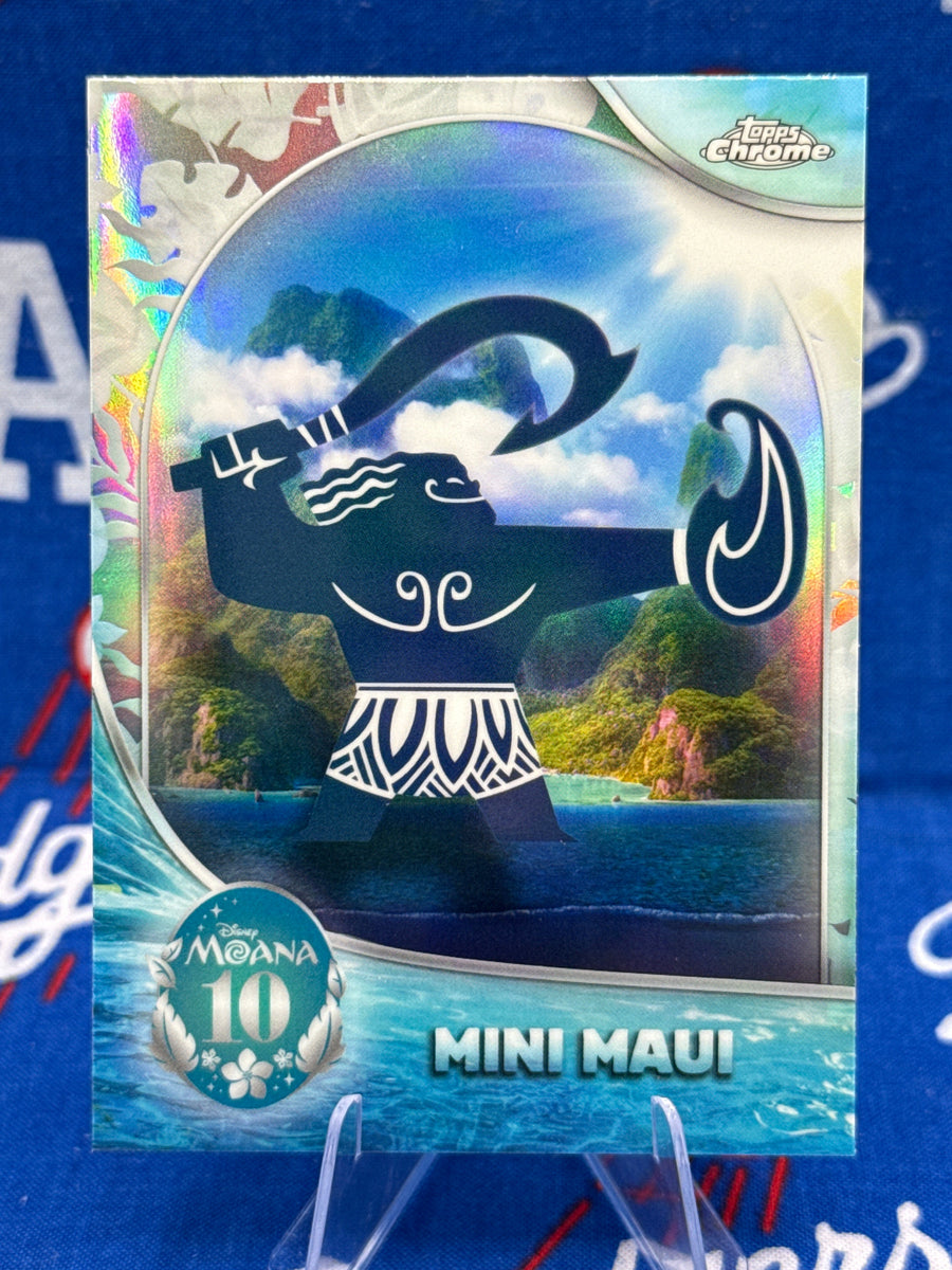 2026 Topps Chrome Disney Mini Maui #MN-6 Moana 10th Anniversary Insert