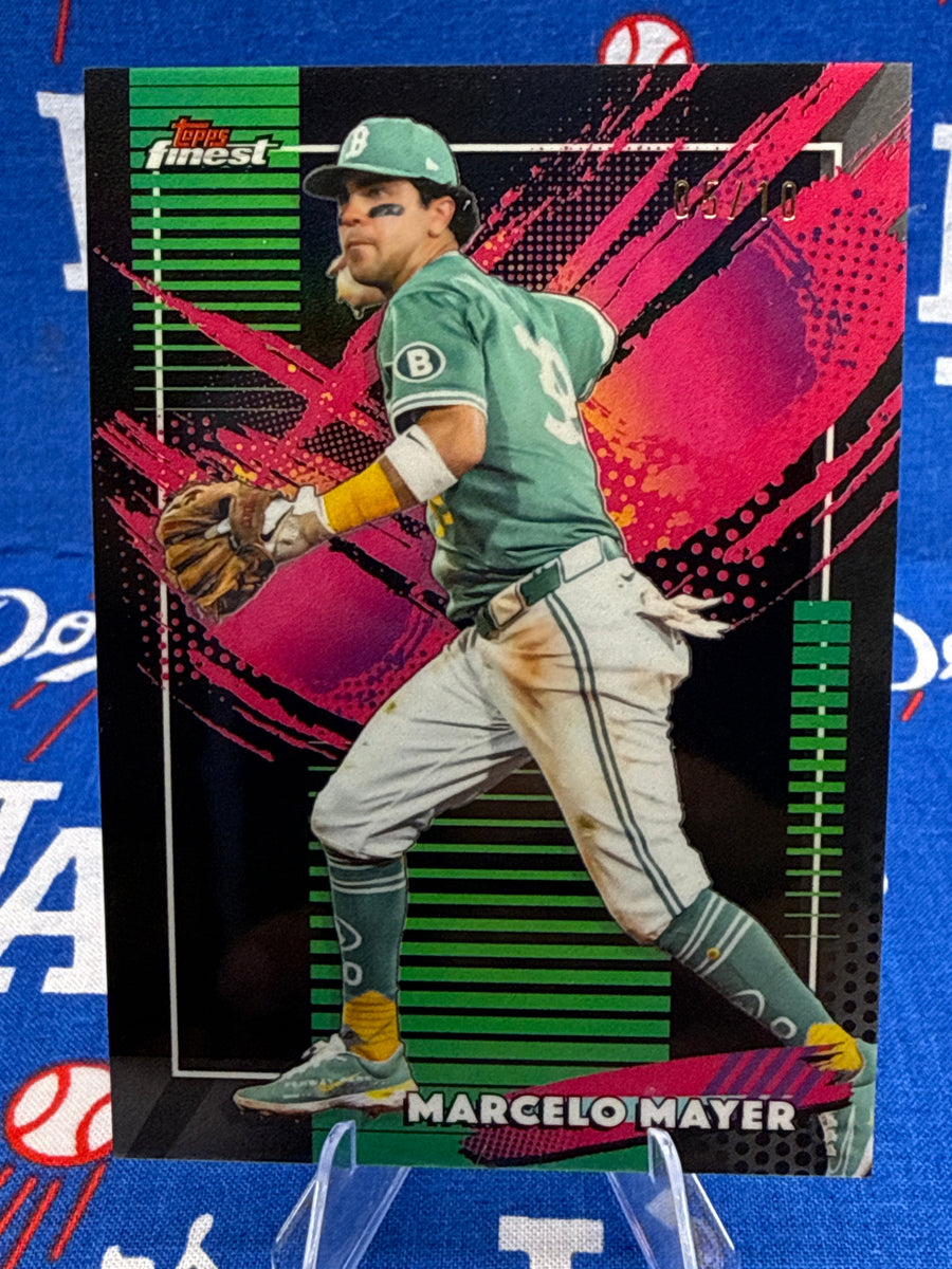 2026 Topps Finest Marcelo Mayer Pink Refractor #05/10 – Boston Red Sox #286 Rare