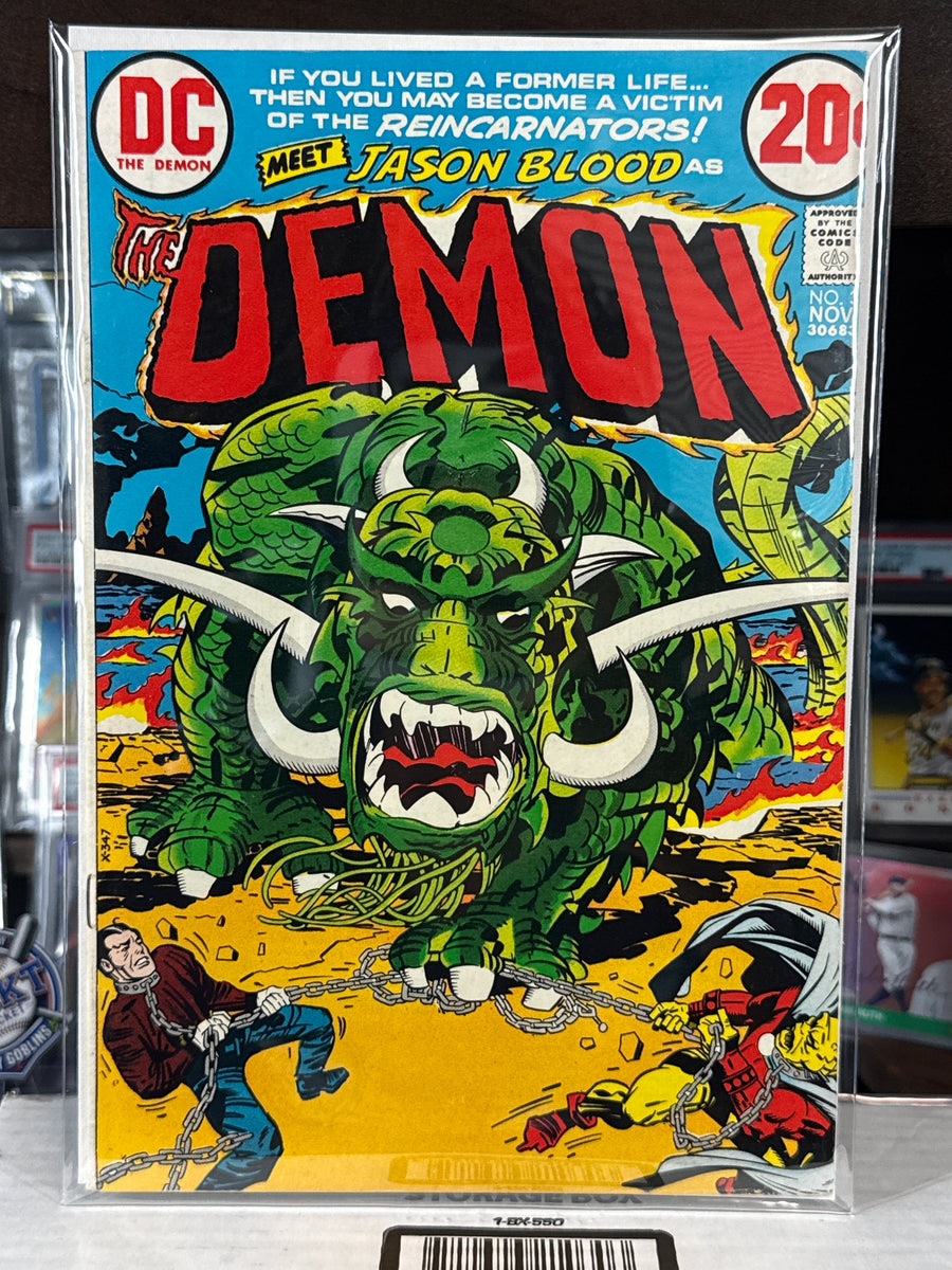 The Demon #3 — DC Comics (November 1972) — Jack Kirby Story & Art — Jason Blood — The Reincarnators