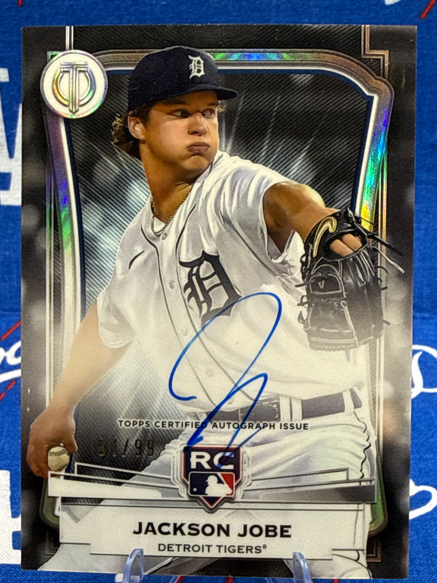 2025 Topps Tribute Jackson Jobe League Inauguration Autograph LIA-JJO RC 91/99