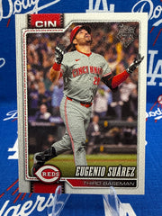 2026 Topps Series Two Eugenio Suárez #446 Canvas Parallel /50 – Cincinnati Reds
