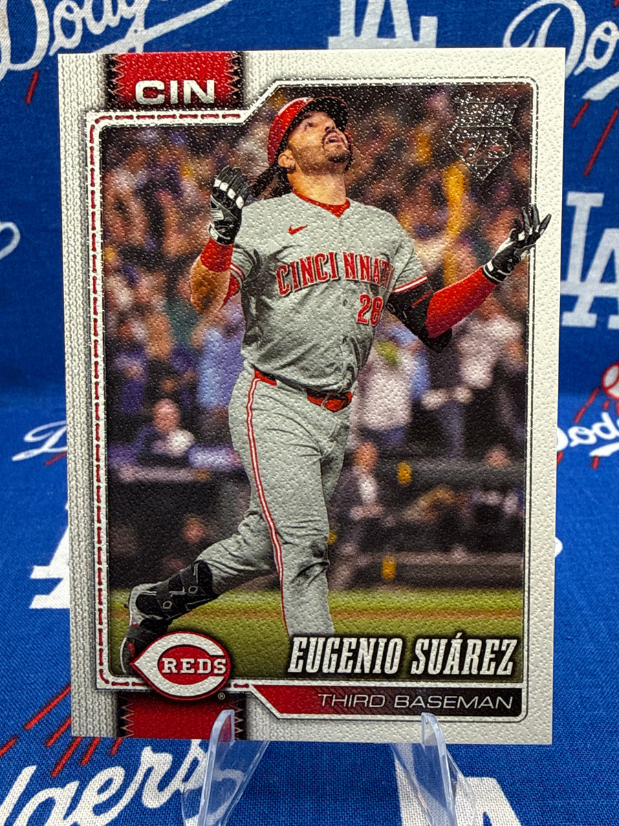 2026 Topps Series Two Eugenio Suárez #446 Canvas Parallel /50 – Cincinnati Reds