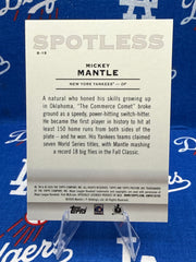 2026 Topps Pristine Mickey Mantle Spotless Insert #S-15 New York Yankees