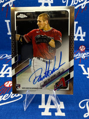 2021 Topps Chrome Daulton Varsho Rookie Auto RC #RA-DV Arizona Diamondbacks