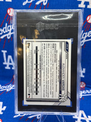 2021 Bowman Chrome Prospects Alexander Vargas CPA-AV Auto Refractor /499 SGC 9 (Auto 10)