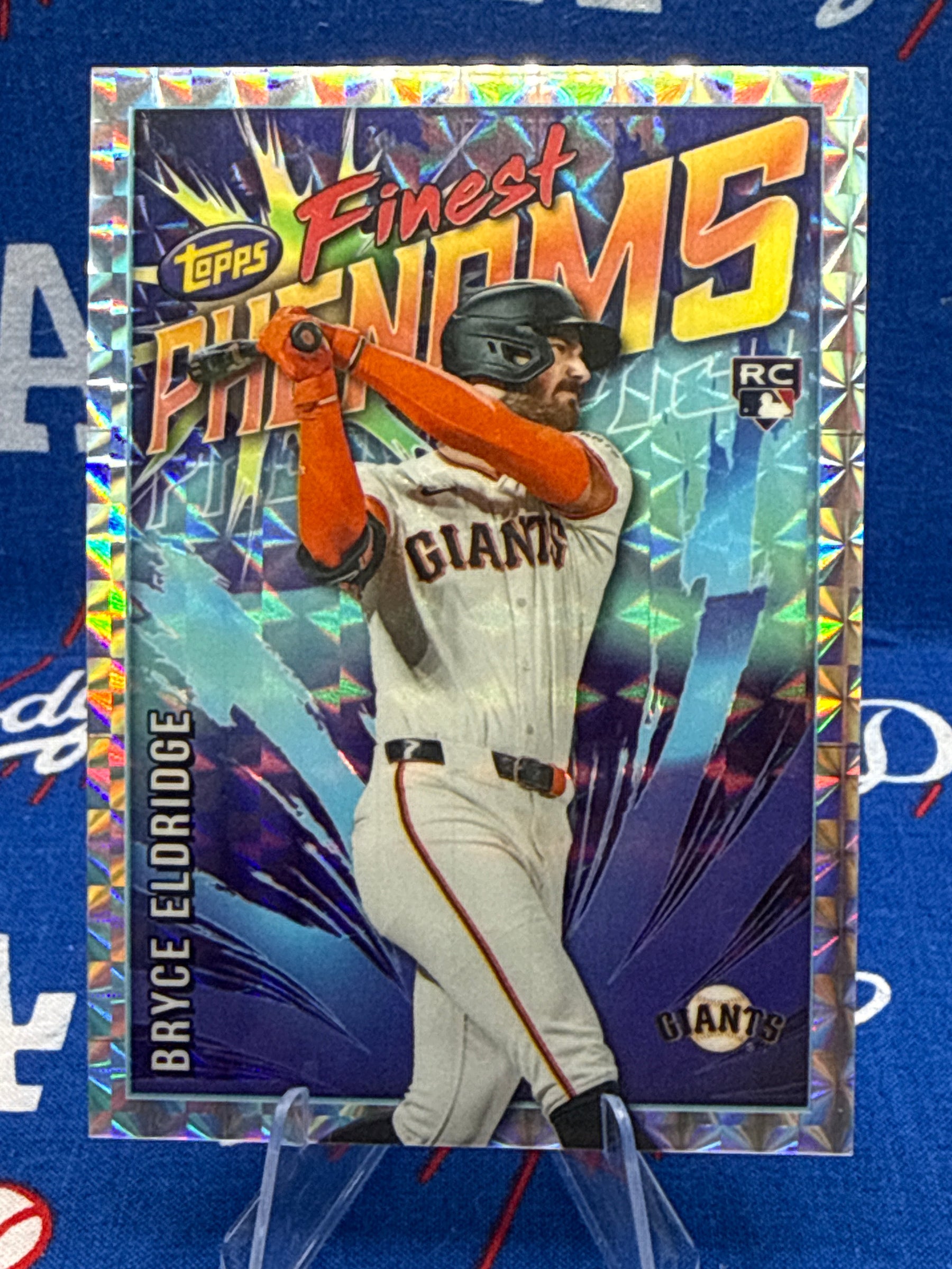 2026 Topps Finest Phenoms Bryce Eldridge RC #FP-4 Atomic Refractor - San Francisco Giants