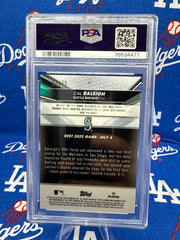 2022 Bowman's Best Cal Raleigh Gold Lava Refractor #6 /75 PSA 10 GEM MT RC