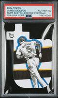2024 Topps Shaped Freddie Freeman Sketch Card