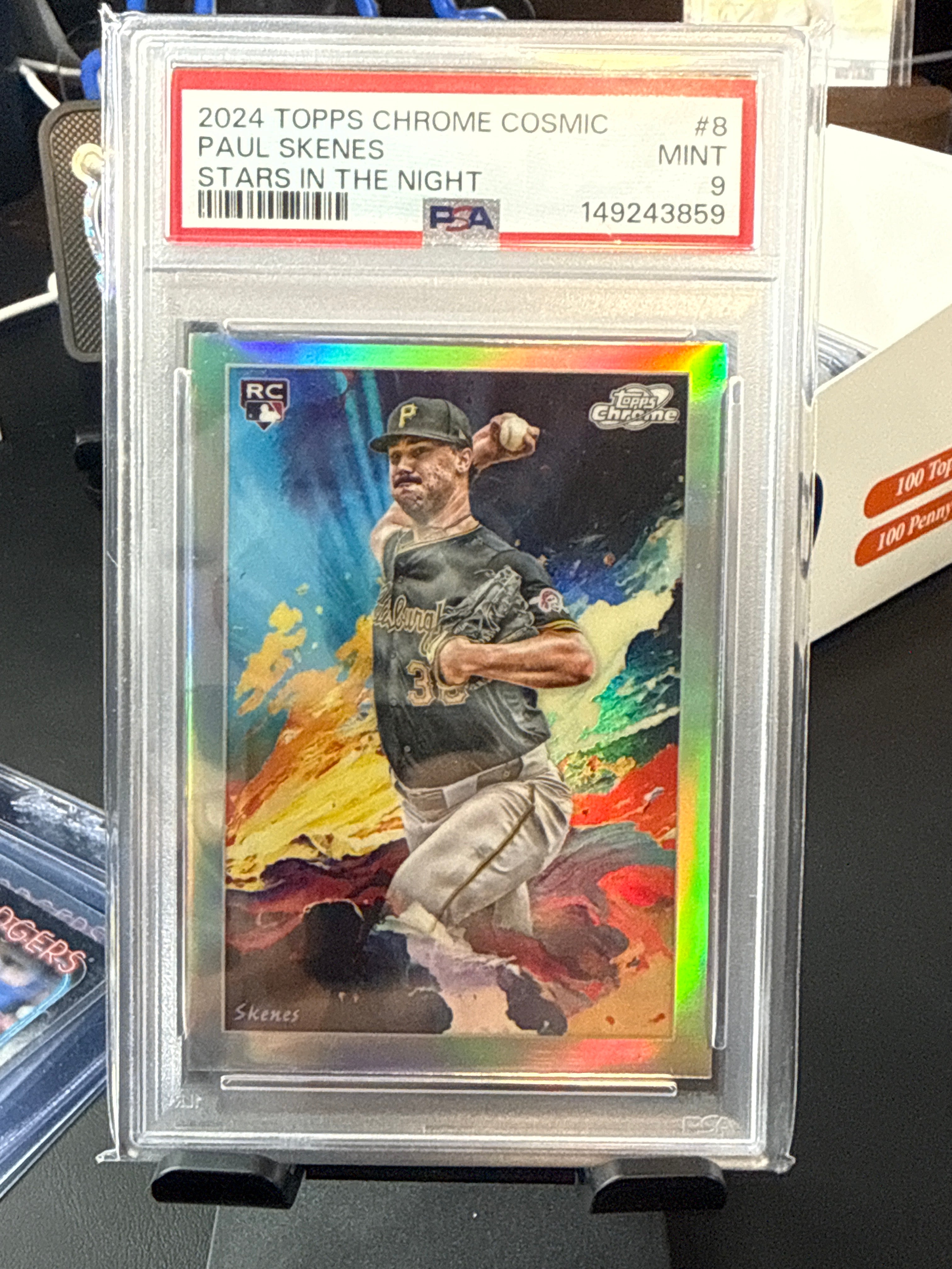 2024 Topps Chrome Cosmic Paul Skenes Stars in the Night RC #STN-8 PSA 9 MINT Pittsburgh Pirates