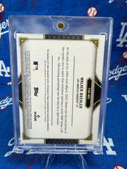 2022 Topps Triple Threads Walker Buehler Gold Auto Letter Relic #TIAR-WB3 Numbered 3/9 Los Angeles Dodgers P