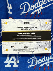 2025 Topps Inception Hyeseong Kim Molecular Auto RC #IMA-HK 105/125 Los Angeles Dodgers