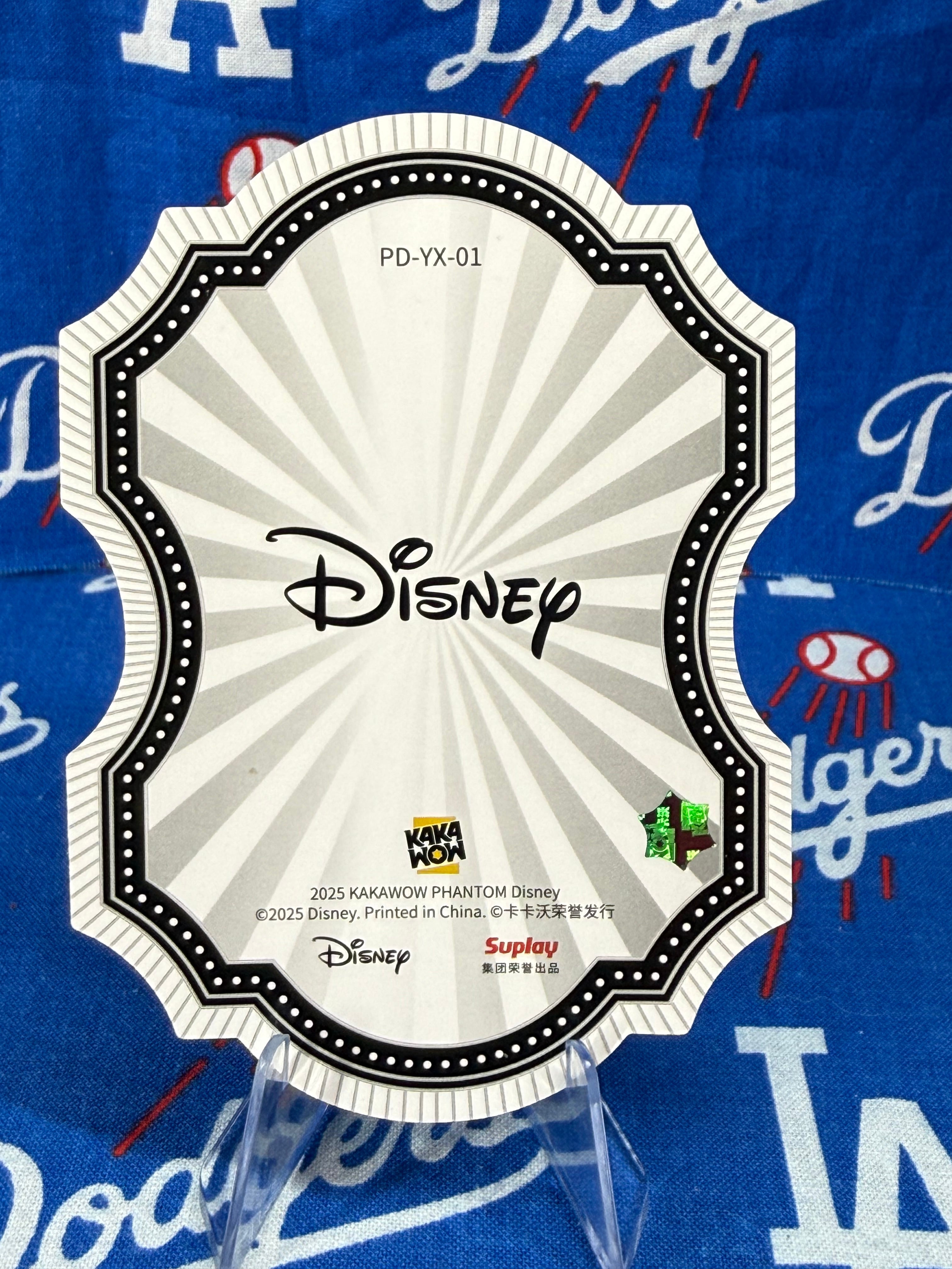 2025 Kakawow Phantom Disney Mickey Mouse #PD-YX-01 Die-Cut Holo Card