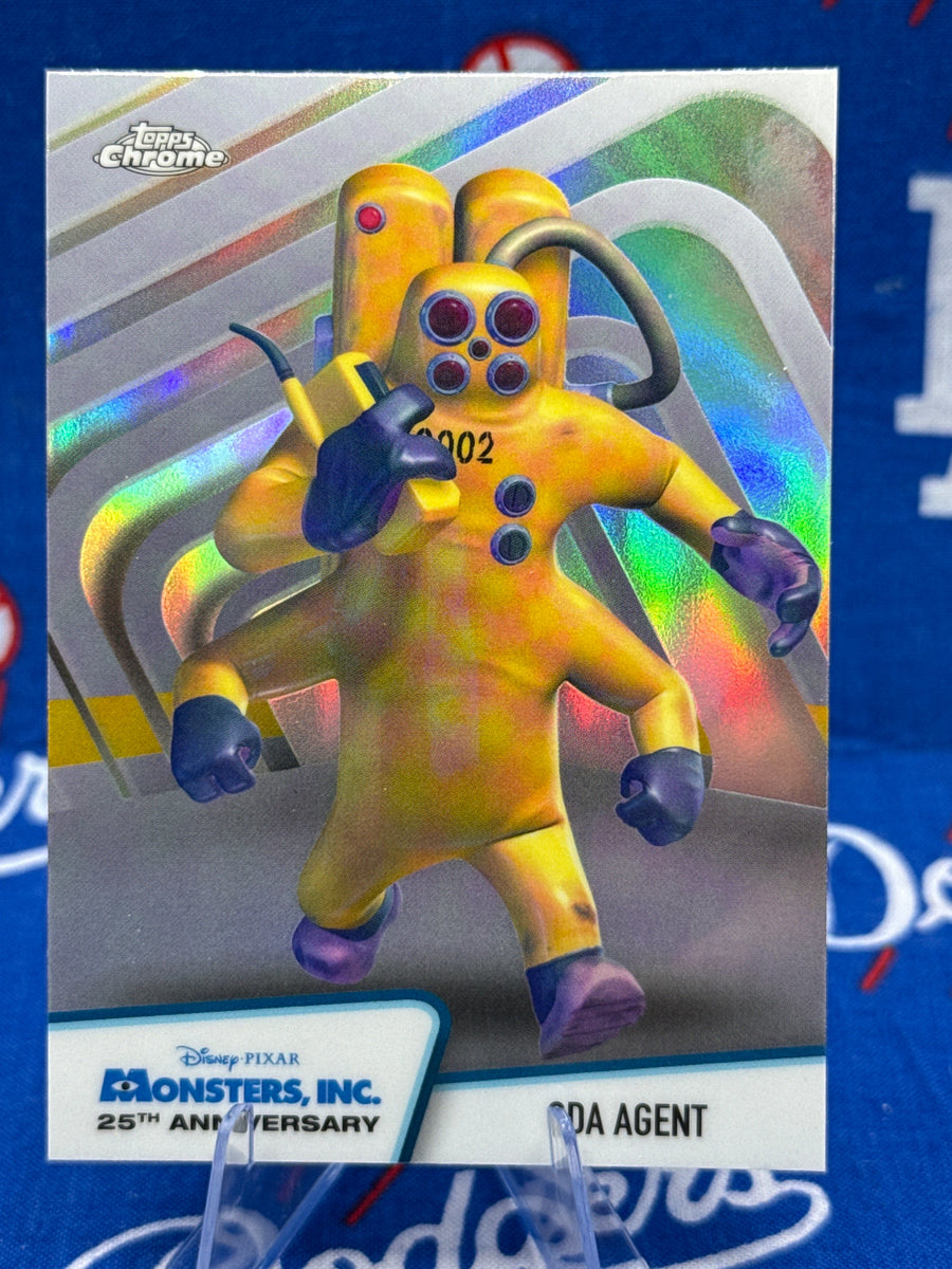 2026 Topps Chrome Disney Pixar CDA Agent #MI-13 Monsters Inc. 25th Anniversary Insert