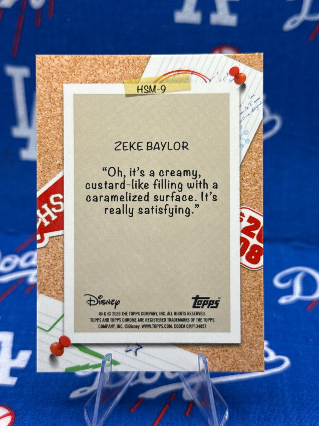 2026 Topps Chrome Disney Channel Throwback - Zeke Baylor #HSM-9 Call Backs