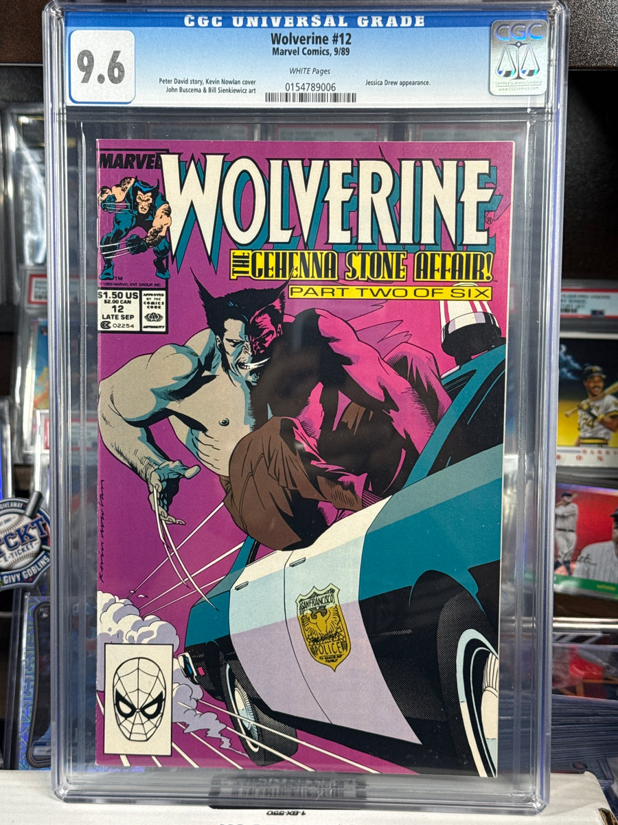 Wolverine #12 CGC 9.6 — Marvel Comics (September 1989) White Pages