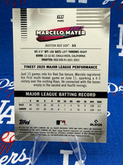 2026 Topps Finest Marcelo Mayer Pink Refractor #05/10 – Boston Red Sox #286 Rare