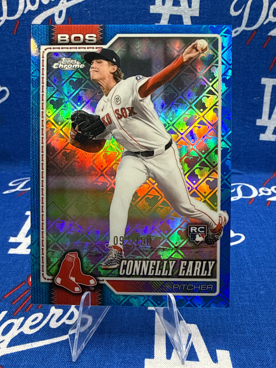 2026 Topps Chrome Connelly Early X-Fractor RC #129 Numbered 092/150 Boston Red Sox